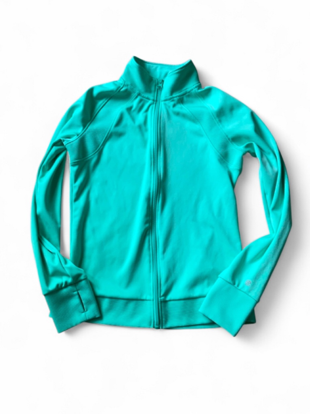 Champion Teal Active Full-Zip Jacket Girls Large 10/12
